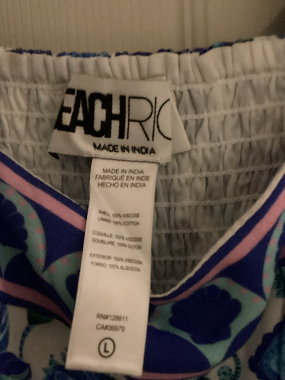 Beach Riot Blue Floral cape cod seashell - Picture 2 of 9